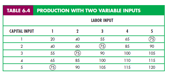 Production with Two Variable Inputs – HKT Consultant