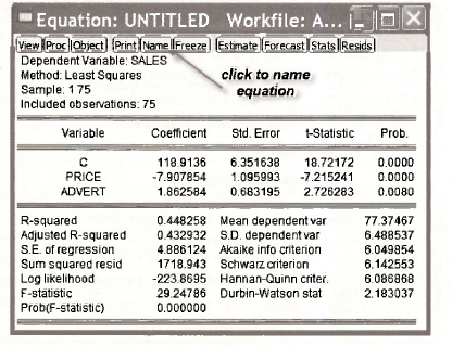 The Multiple Linear Regression Model by using EViews – HKT Consultant